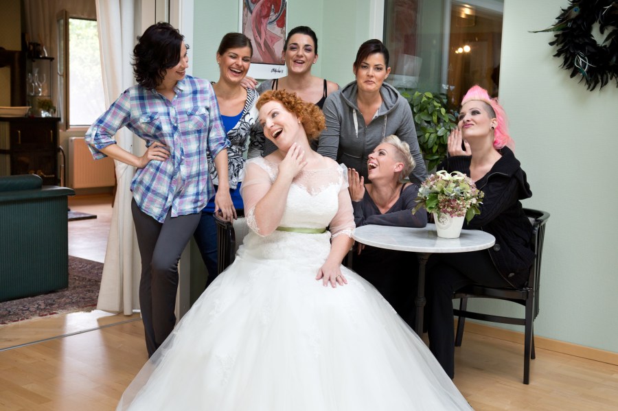 The Bride and her Bridesmaids