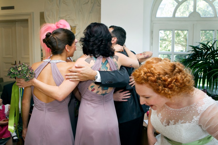 The Groom and the Bridesmaids